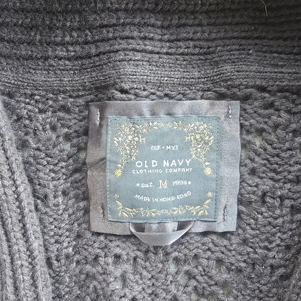 Vintage Old Navy Bella Swan Dainty Sleeve Knit Cardigan Sweater Size M - Picture 4 of 5